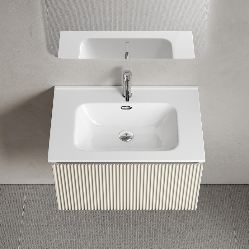 Тумба под раковину Sancos Snob R 1.0 70 SNR1.070CE подвесная цвет Beige Soft