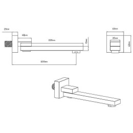 Излив для смесителя Vincea VSWS-41CH