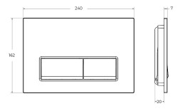 Кнопка смыва BelBagno BB-15R-GM
