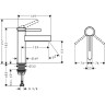 Смеситель для раковины Hansgrohe Finoris 76010700