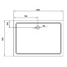 Душевой поддон из стеклокомпозита Cezares Tray SMC 140x90 TRAY-M-AH-140/90-35-W