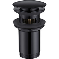 донный клапан Abber AF0010B Click-Clack черный матовый