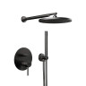 Душевая система Remer X Style X09S02OCFP цвет Черный брашированный хром
