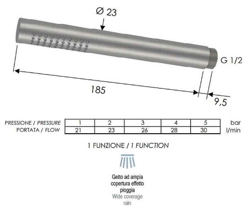 Ручной душ Remer SS317MMX