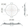 Верхний душ Remer SS357EFM34