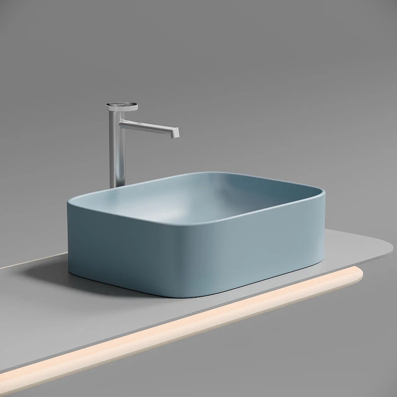 Раковина-чаша Ceramicanova Element 51 CN6052ML Голубая матовая