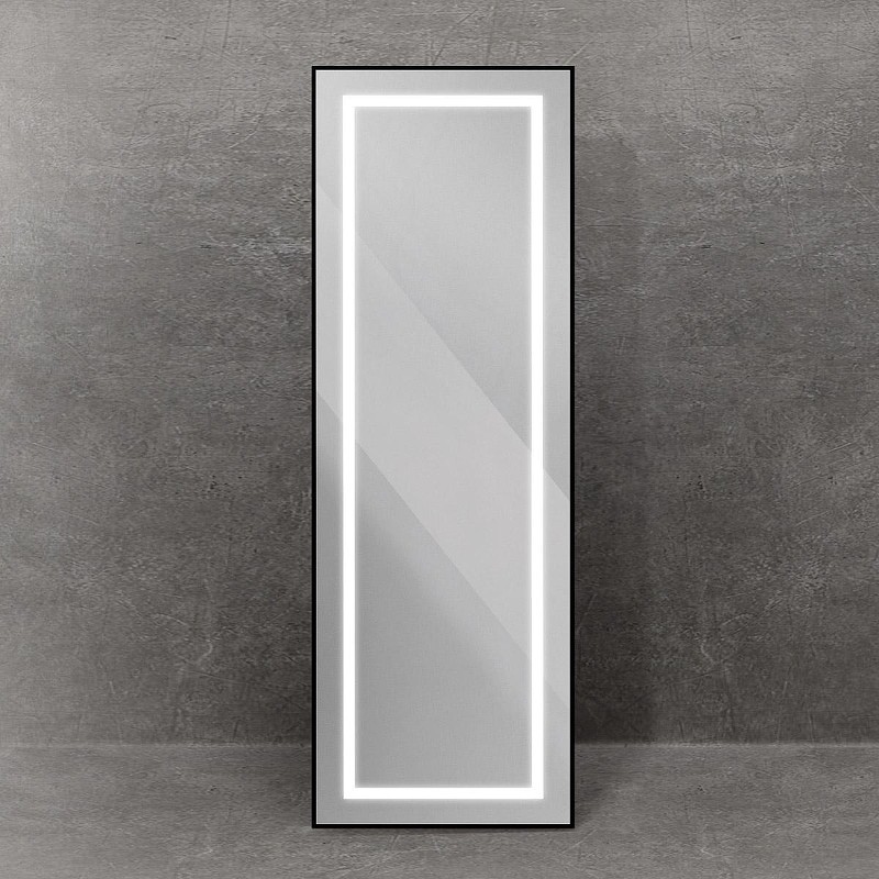 Зеркало BelBagno Kraft 55 SPC-KRAFT-555-1700-TCH-PIA-NERO с подсветкой