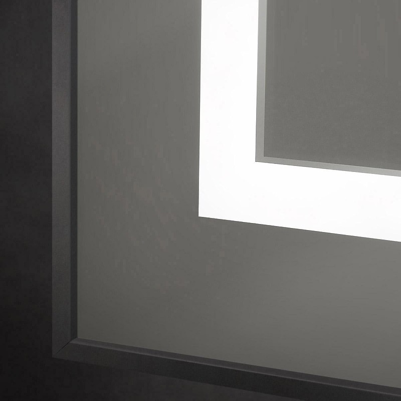 Зеркало BelBagno Kraft 55 SPC-KRAFT-555-1700-TCH-PIA-NERO с подсветкой