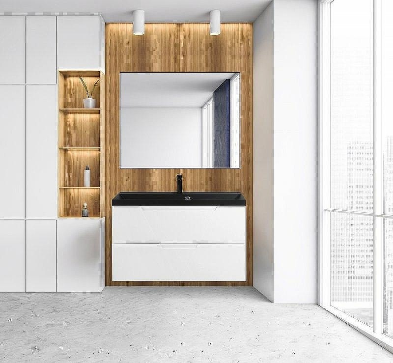 Раковина BelBagno 100 BB1000/450-LV-ART-AST-NERO