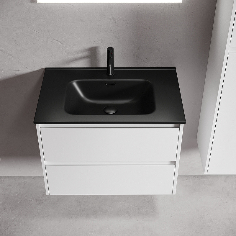 Тумба под раковину Sancos Libra 70 LB70W подвесная Белый глянец