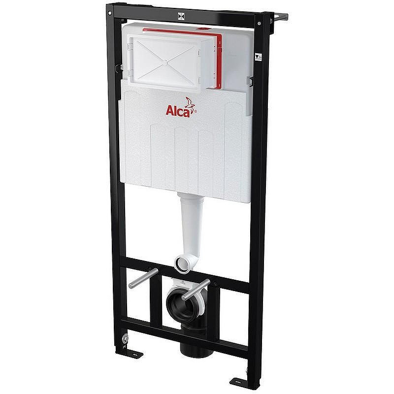 Комплект унитаза Ceramicanova Vogue CN4008T с инсталляцией Alcaplast Sadromodul AM101/1120-3:1 RU M71-0001 с сиденьем Микролифт и клавишей смыва Хром