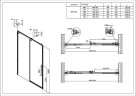 Душевая дверь Vincea Ультима (Ultima) 130 VDS-7UL130CL