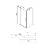 Душевой уголок Vincea Extra 120х100 VSR-1E111210CL