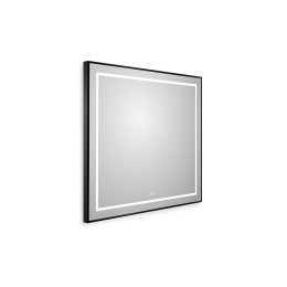 Зеркало BelBagno Kraft 90 SPC-KRAFT-900-800-LED-TCH-WARM-NERO с подсветкой