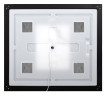 Зеркало BelBagno Kraft 90 SPC-KRAFT-900-800-LED-TCH-WARM-NERO с подсветкой