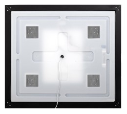 Зеркало BelBagno Kraft 90 SPC-KRAFT-900-800-LED-TCH-WARM-NERO с подсветкой