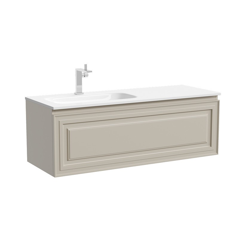 Тумба под раковину Sancos Very 119,5 VR120LCE подвесная цвет Beige Soft