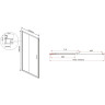 Душевая дверь Vincea Garda 145 VDS-1G145CL