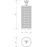 Корзина для белья Migliore Luxor 26167
