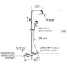 Душевая система Remer Elegance EQ32XUFM25 с термостатом