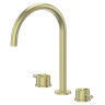 Смеситель для раковины Abber Wasser Kreis 316 AF8108BG-M цвет Золото брашированное