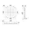 Верхний душ Remer SS357SFS50