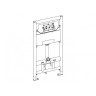 Инсталляция BelBagno BB001-120/BB007-PR-NERO.M