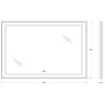 Зеркало BelBagno Kraft 120 SPC-KRAFT-1200-800-LED-TCH-WARM-NERO с подсветкой