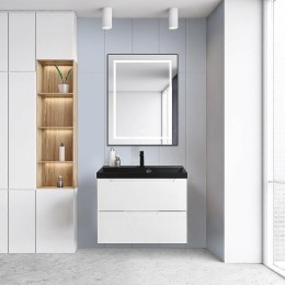 Раковина BelBagno 80 BB800/450-LV-ART-AST-NERO