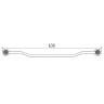 Полотенцедержатель Boheme Royal Cristal 10922-BR-B