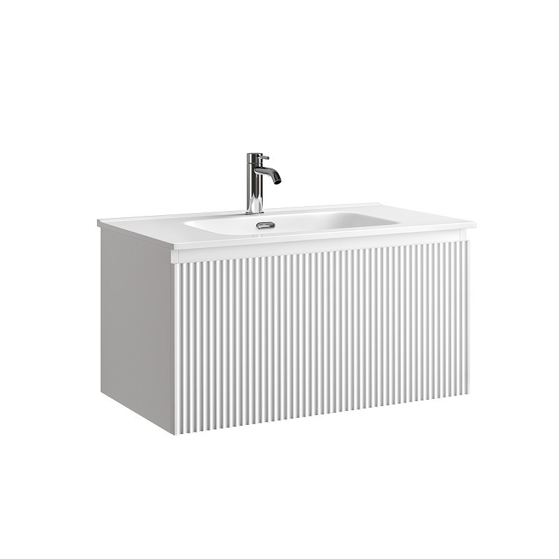Тумба под раковину Sancos Snob R 1.0 80 SNR1.080W подвесная цвет Bianco