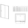Душевая дверь Vincea Alpha 110 VDS-3AL110CLG