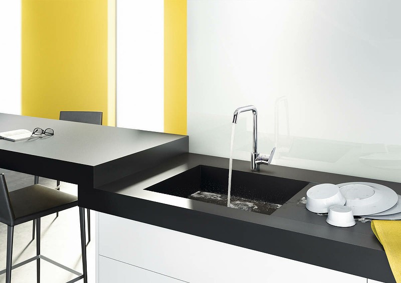 Смеситель для кухни Hansgrohe Focus M41 260 1jet 31820670 черный матовый