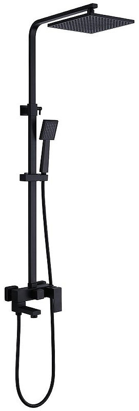 Душевая система Abber Daheim AF8216BL цвет Черный матовый