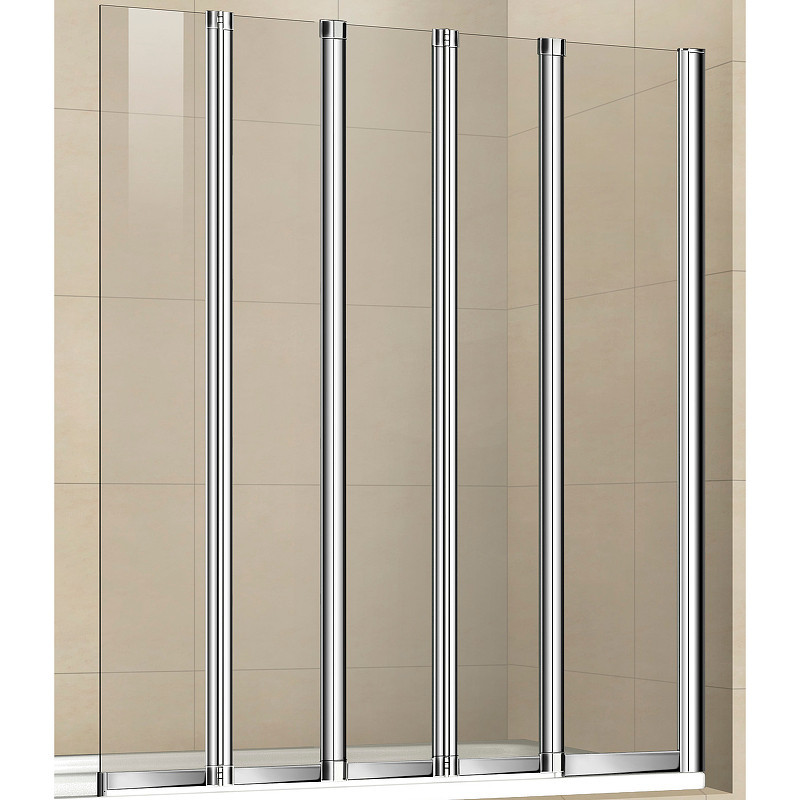 Шторка на ванну Cezares Pratico 120 PRATICO-V-5-120/140-C-Cr
