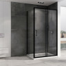 Душевой уголок Abber Schwarzer Diamant 150x90 AG30150B5-S90B5 профиль Черный стекло прозрачное