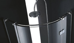 Душевой уголок Cezares BERGAMO-W-RH-1-120/100-ARCO-C-Cr-R-IV