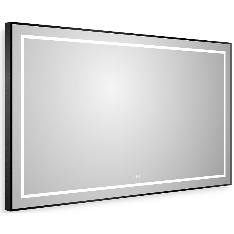 Зеркало BelBagno Kraft 140 SPC-KRAFT-1400-800-LED-TCH-WARM-NERO с подсветкой