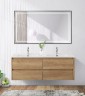 Зеркало BelBagno Kraft 140 SPC-KRAFT-1400-800-LED-TCH-WARM-NERO с подсветкой