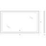 Зеркало BelBagno Kraft 140 SPC-KRAFT-1400-800-LED-TCH-WARM-NERO с подсветкой