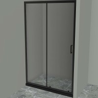 Душевая дверь BelBagno Uno 130 UNO-195-BF-1-130-C-NERO