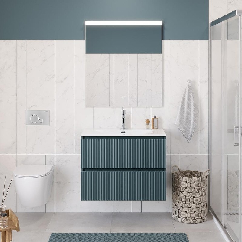 Тумба под раковину BelBagno Uno 80 UNO-800-2C-SO-AO подвесная