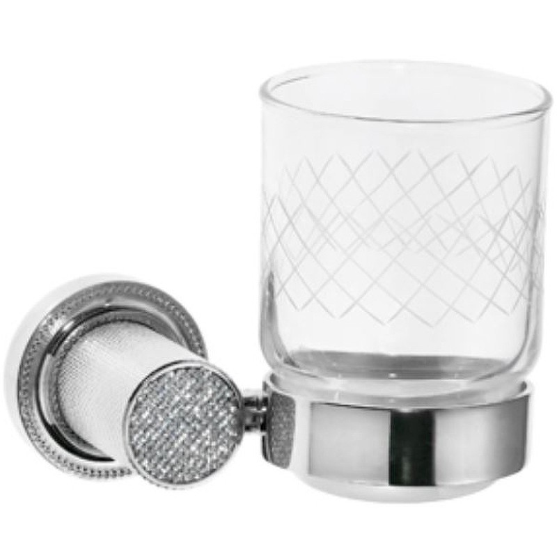 Стакан для зубных щеток Boheme Royal Cristal 10924-CR-B