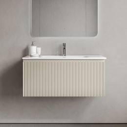 Тумба под раковину Sancos Snob R 1.0 90 SNR1.090CE подвесная цвет Beige Soft