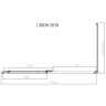Душевой уголок Vincea Slim-N 130x80 VSR-4SN8013CLG