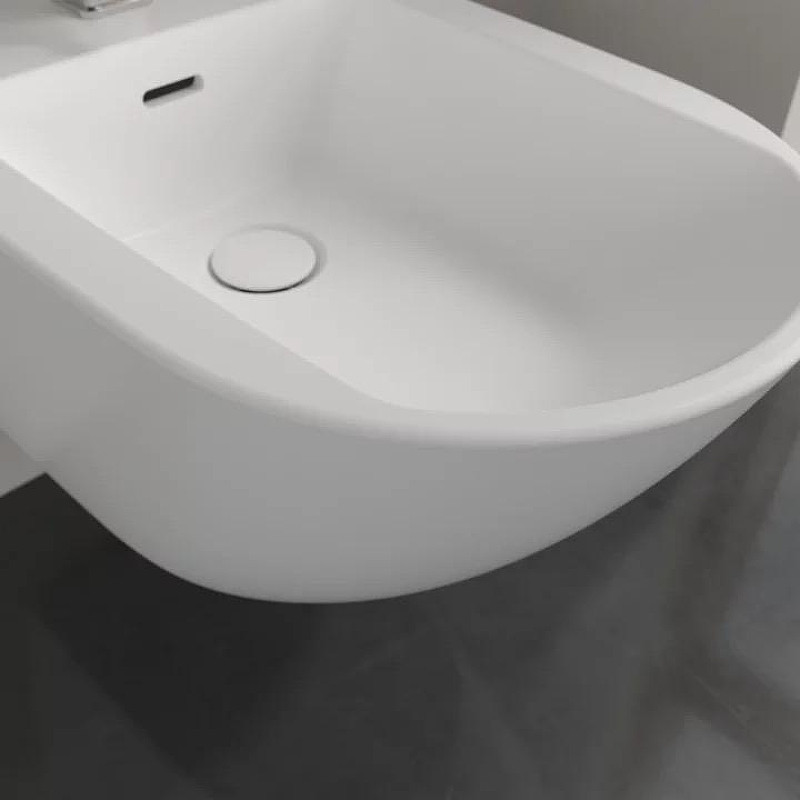 Биде Villeroy&Boch Subway 3.0 447000RW подвесное цвет Stone White