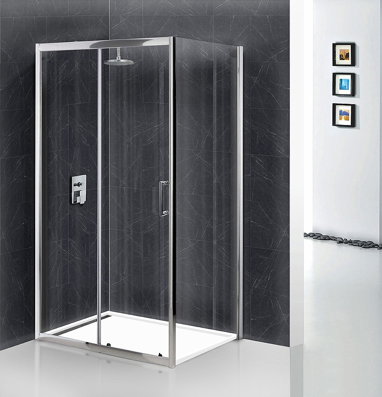 Душевой уголок BelBagno Uno 100х80 UNO-195-AH-1-100/80-C-Cr