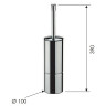 Ершик для унитаза Remer RB465CR Хром