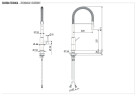 Смеситель для кухни Remer X Style Inox SSX543 цвет Нержавеющая сталь