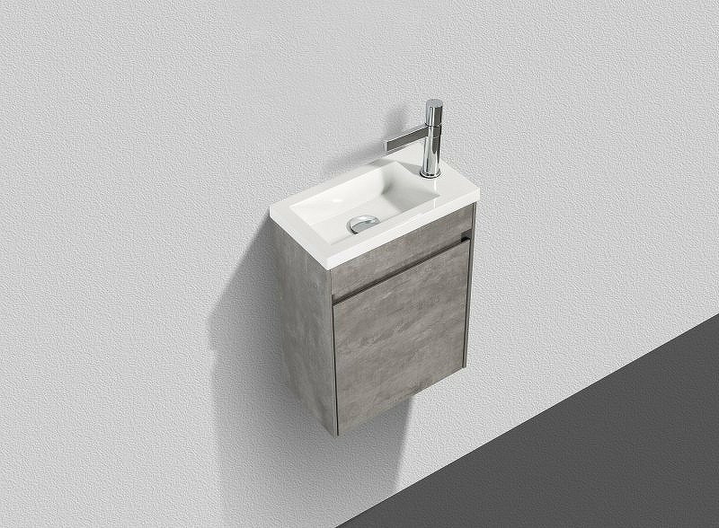 Тумба под раковину BelBagno Pietra Mini 46 L PIETRA MINI-460-1A-SO-SCM-L подвесная